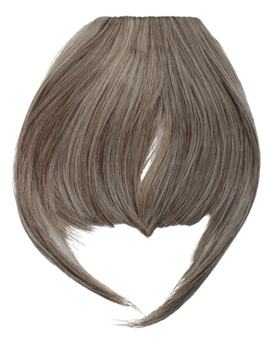 Flequillo Copete Postizo Falso Cabello Fibra Natural Clip On