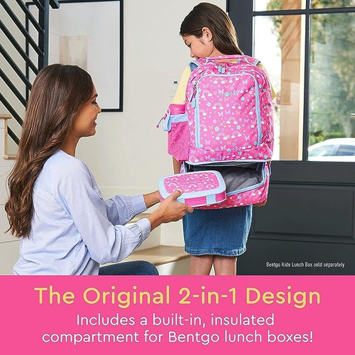 Bentgo Kids Prints Mochila Y Lonchera Escolar 2en1 Arcoiris