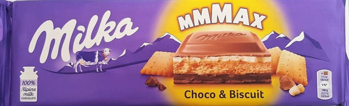 Chocolate Milka Mmmax Choco & Biscuit 300grs