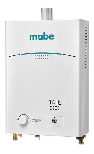Calentador de agua a gas GN Mabe CMD14TFBC blanco 110V