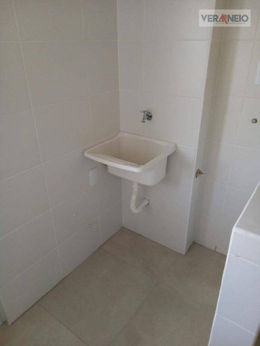 Apartamento Com 2 Dormitórios À Venda, 63 M² Por R$ 324.000,00 - Vila Guilhermina - Praia Grande/sp - Ap3782