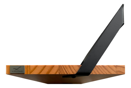 Pack 2 Repisas Soportes Madera Y Hierro De Pared 60x20 Cm