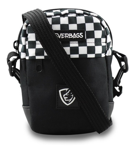 Imagem 2 de 10 de Bolsa Pochet Necessaire Shoulder Bag Everbags Combate Xadrez