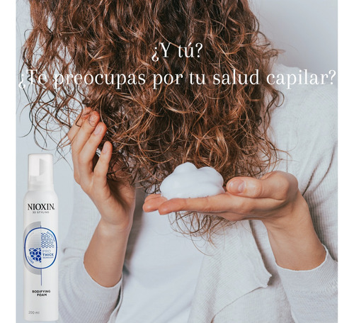 Nioxin Styling Espuma Para Cabello Fijación Flexible 200 Ml