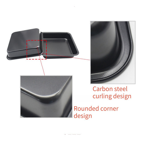 Moldes Cuadrados Para Hornear Pan De 2 Piezas