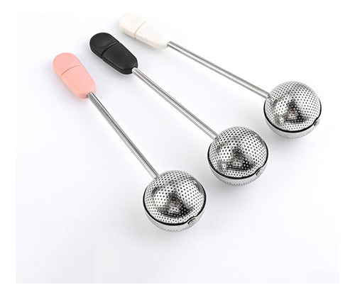 Colador De Té Infusor De Té Filtro De Té Plumero De Negro