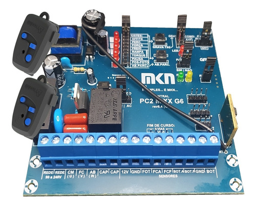 Central Mkn Para Motor Peccinin + 2 Controles Peccinin Orig