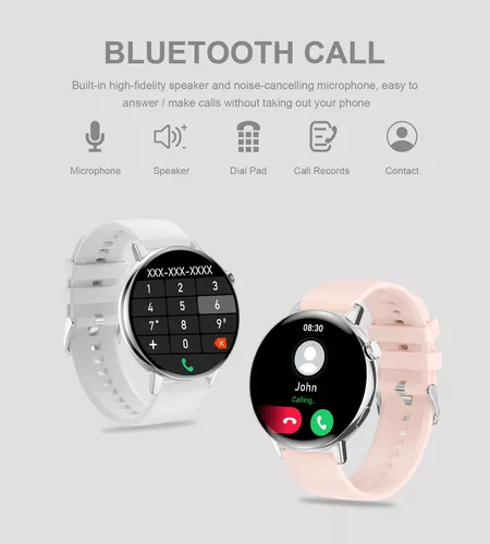 Iaret Reloj inteligente para mujer, reloj inteligente de respuesta de  llamadas para teléfonos Android e iOS, impermeable, rastreador de actividad  y
