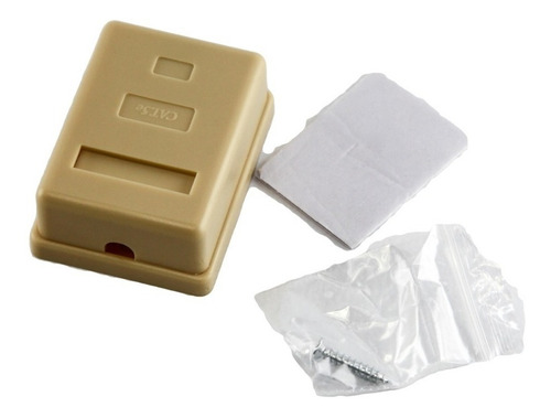 Roseta Simple Red Rj45 Con Jack Completa +adh +tornillo Htec