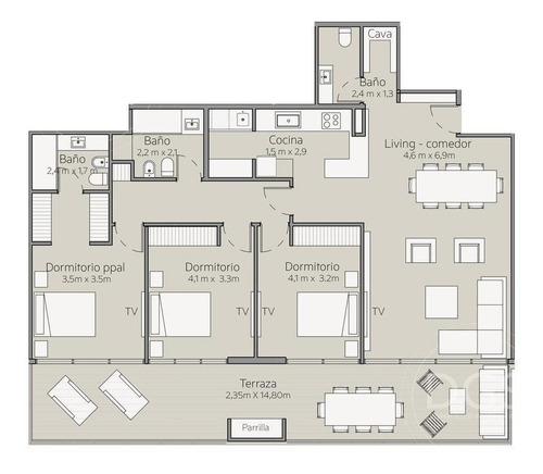 Imagen 29 de 30 de Departamento De Lujo De 2 Ambientes En Pozo En Edificio Full Amenities - Pinamar