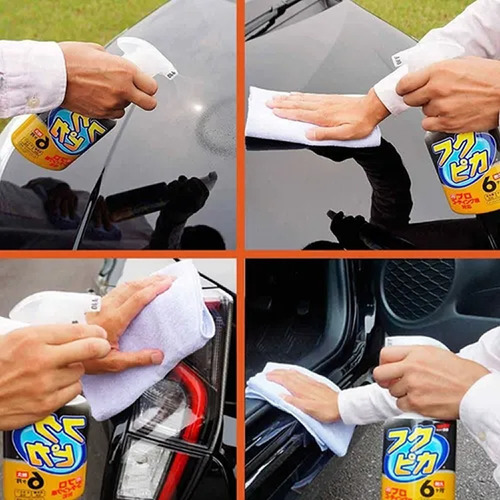 Imagem 2 de 2 de Fukupica Strong 400ml Soft99 - Lavagem A Seco E Proteção