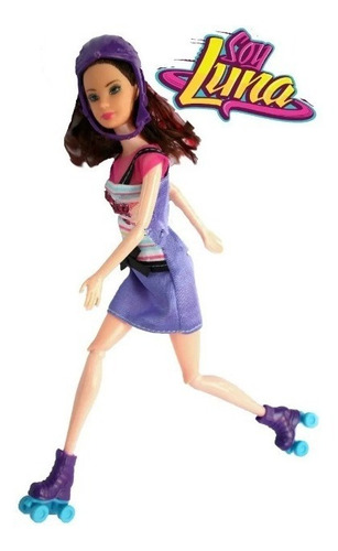 Muñeca Soy Luna Que Canta Patines Casco Juguete Niña Barbie 