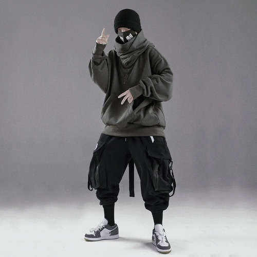 Sudadera Con Capucha Deportiva Hip Hop For Hombre