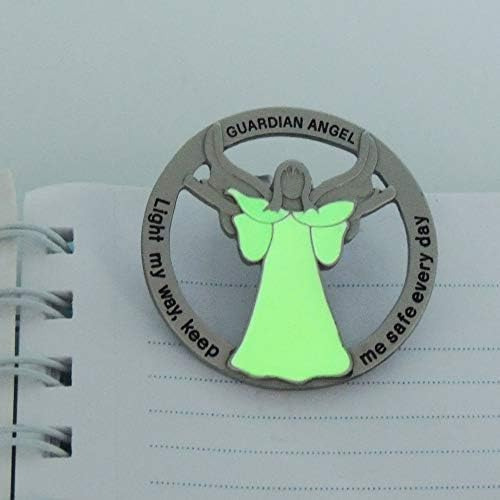 Light My Way Guardian Angel Clip Para Visera De Automóvil, B