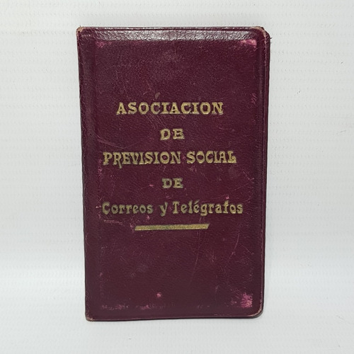 Antiguo Carnet Prevision Social Correo Córdoba Mag 60417