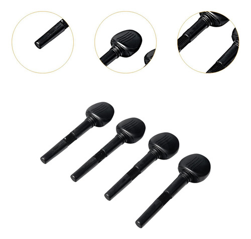 // Conjunto De Pinos De Afinação De Violino Genérico De 4