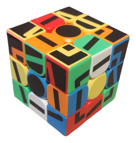 Cubo Mágico Moyu Meilong 3x3 Square Squiid Colored