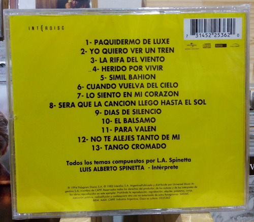 Spinetta - Mondo Di Cromo - Cd Nuevo Sellado