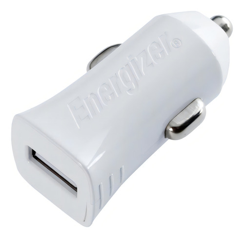 Cargador Energizer DCA1ACWH3 de auto blanco