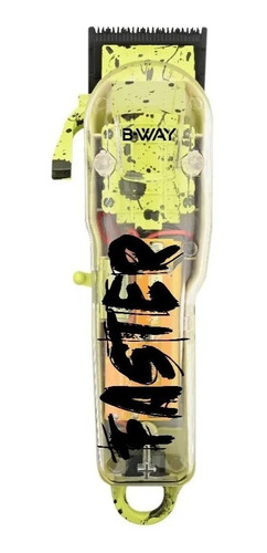 Combo Barber Profesional Maquina Faster + Patillera B-way Color Transparente