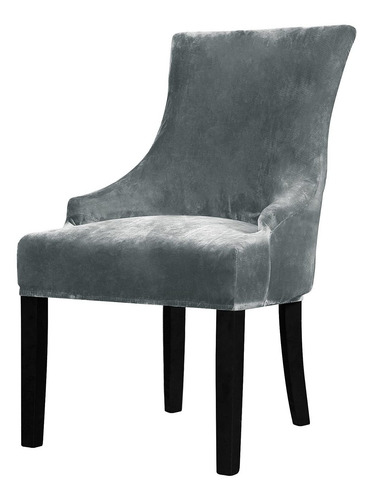 Funda Protectora De Terciopelo Elástico Para Silla Con...