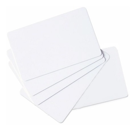 1250 Tarjetas Plasticas De Pvc Inkjet Brillantes - 5 Blister