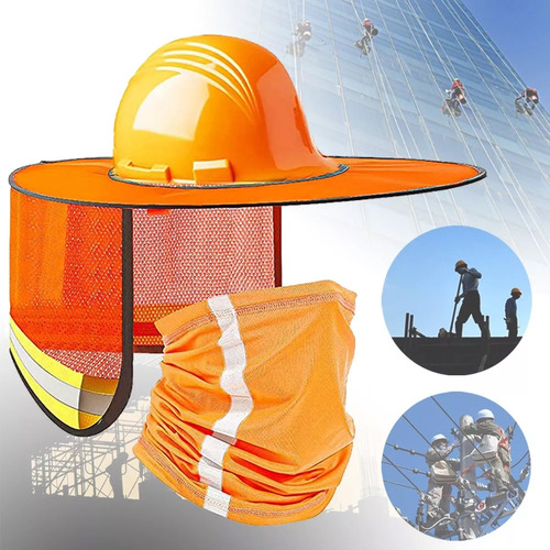 Parasol Para Casco Protector Solar Reflejante+ Bandana