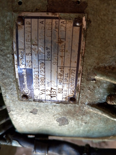 Motor Eléctrico Trifásico 5.5 Hp Operativo (usado) Oferta (Usado)