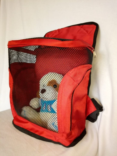 Cargador Jaula Tipo Morral Para Perro Y Gato