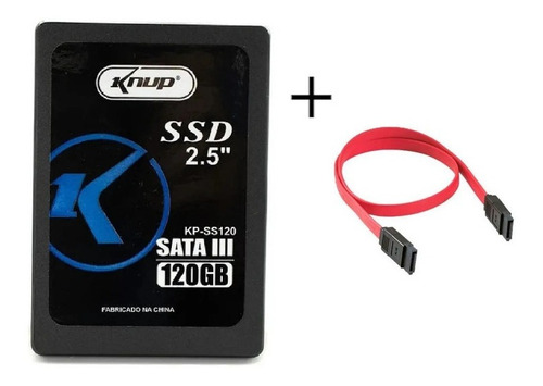 Imagem 1 de 4 de Hd Ssd 120 Kunup Disco Sólido Interno K168-120gb 120gb Preto