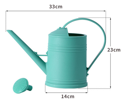 Regadera Para Plantas, Regadera De Boca Ancha De 2l Para