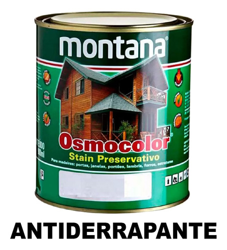 Stain Osmocolor Montana Antiderrapante Castanho 0,9l