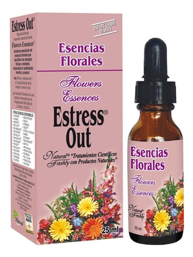 Esencia Floral X 25 Ml  Estress Out  Natural Freshly