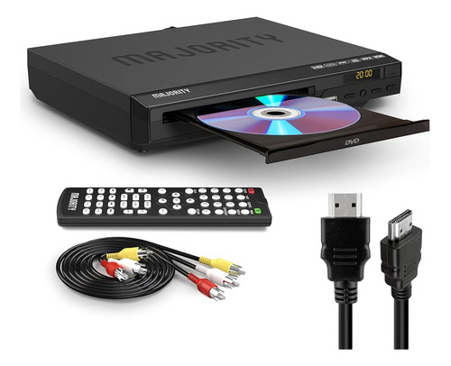 Reproductor De Dvd Hdmi Para Tv, Región 1080p, Hdmi Incluido