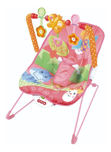 Silla Con Barral Con Juguetes Vibradora Con Sonidos Bipo