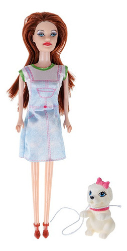 Boneca Abbie Love Pet E Seu Cãozinho Divertido