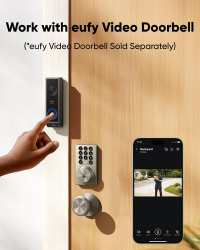 Cerrojo Wifi Smart Lock Eufy Security C30 Con Entrada Sin Ll