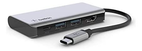 Hub Usb C De Belkin, Estación De Acoplamiento 4 En 1 Para Po