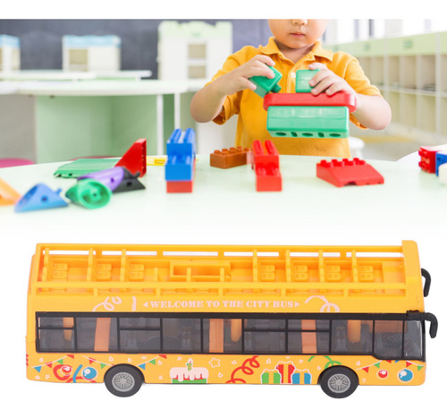 Modelo De Autobús Convertible De Aleación Para Niños De Alta