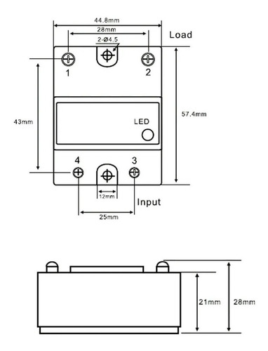 Relay De Estado Solido Ssr 60 Amper 3-32vcc Solid State Rele