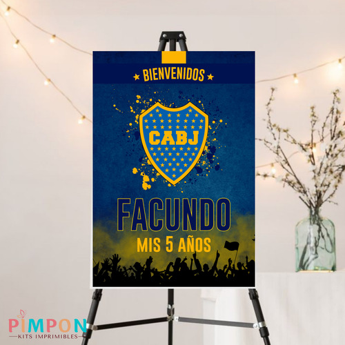 Kit Imprimible Club Atletico Boca Juniors - Personalizado
