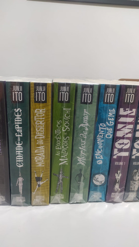 Junji Ito Coleção Completa Pipoca E Nanquim - Devir - Darkside 17 Livros (Usado)