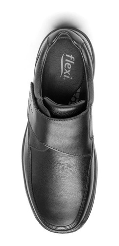Imagen 7 de 8 de Calzado Zapato Flexi 402804 Negro Piel Velcro Gnv®