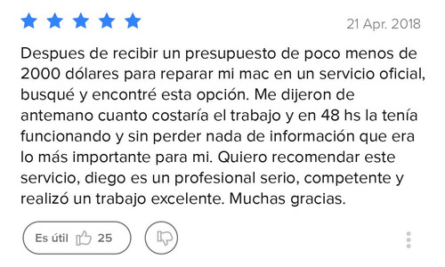 Imagen 9 de 10 de Servicio Tecnico Mac ~ Apple - Reparacion Mac ~ Macbook Pro
