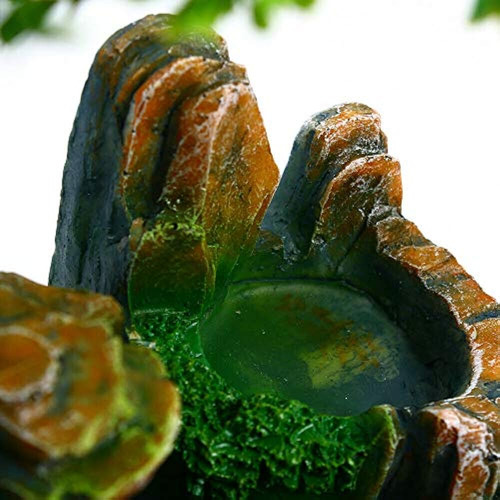 Fuente De Escritorio Tfcfl Cascada Con Rocalla Y Luces Led D
