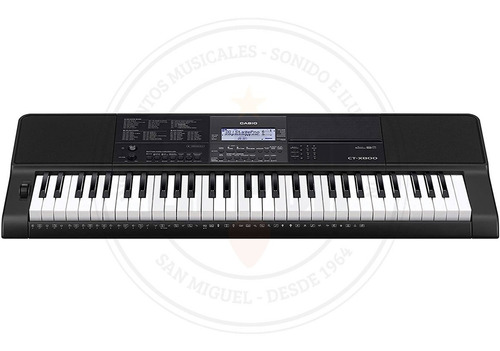 Imagen 2 de 8 de Teclado Portátil Casio Ct-x800 61 Teclas Sensibles Al Tacto