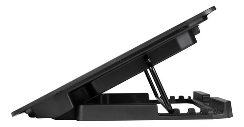 Base Para Notebook Nisuta Reclinable Cooler Hub Led Ns-cn84 Negro Azul