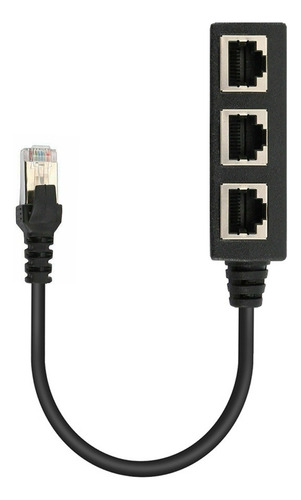Divisor Ethernet/extensor Rj45 De 1 A 3 Puertos
