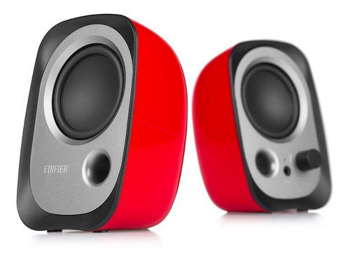 Parlante 2.0 Edifier R12u Usb Sonido Balanceado Rojo