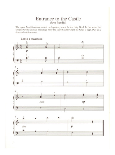 A First Book Of Wagner: For The Beginning Pianist With Downl